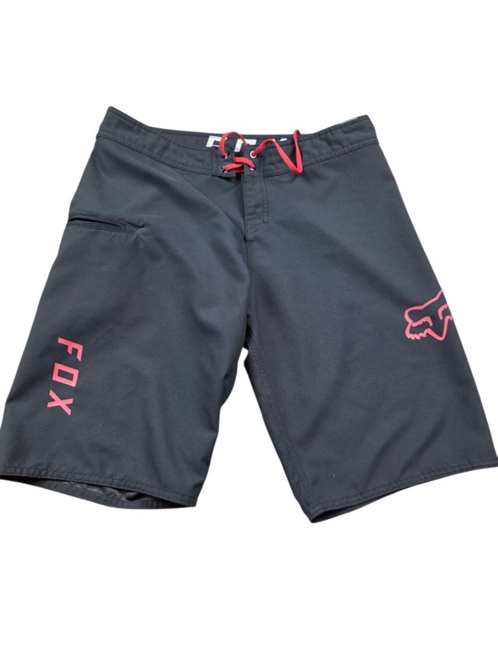 Fox Racing Board Shorts Men's 33 Fox Logo Graphic Swimwear Trunks beach surf